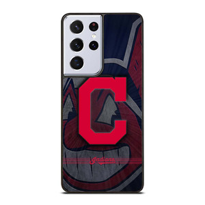 CLEVELAND INDIANS METAL LOGO Samsung Galaxy S21 Ultra Case Cover