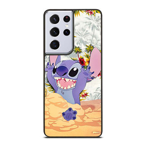 DISNEY LILO & STITCH VINTAGE FLORAL Samsung Galaxy S21 Ultra Case Cover