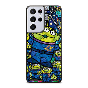 DISNEY TOY STORY ALIEN ART GLASS Samsung Galaxy S21 Ultra Case Cover