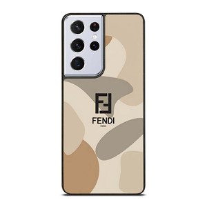 FENDI ROMA LOGO CAMO Samsung Galaxy S21 Ultra Case Cover
