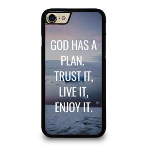 GOD HAS A PLAN QUOTE iPhone 7 / 8 Case Cover GOD HAS A PLAN QUOTE iPhone 7 / 8 Case Cover