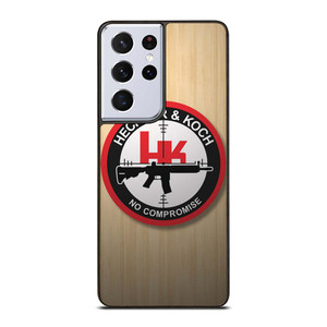 HECKLER AND KOCH WOODEN LOGO Samsung Galaxy S21 Ultra Case Cover