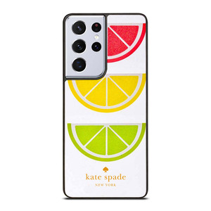 KATE SPADE NEW YORK LOGO COLORFUL LEMON ICON Samsung Galaxy S21 Ultra Case Cover