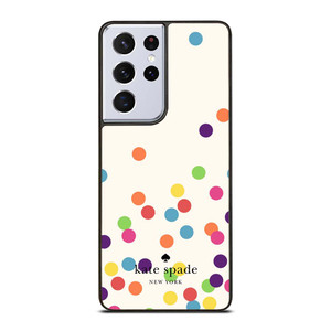 KATE SPADE NEW YORK LOGO COLORFUL POLKADOTS ICON Samsung Galaxy S21 Ultra Case Cover