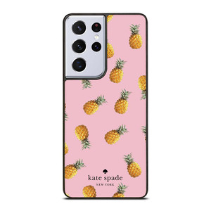 KATE SPADE NEW YORK LOGO PINEAPPLES Samsung Galaxy S21 Ultra Case Cover