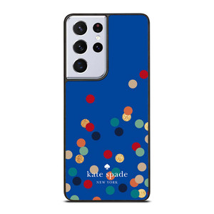 KATE SPADE NEW YORK LOGO SPARKLE POLKADOTS ICON Samsung Galaxy S21 Ultra Case Cover