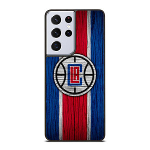 LOS ANGELES CLIPPERS WOOD LOGO Samsung Galaxy S21 Ultra Case Cover