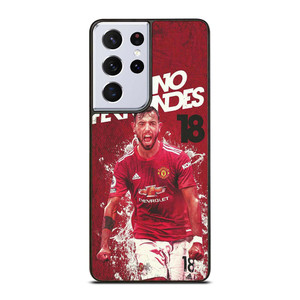MANCHESTER UNITED BRUNO FERNANDES Samsung Galaxy S21 Ultra Case Cover