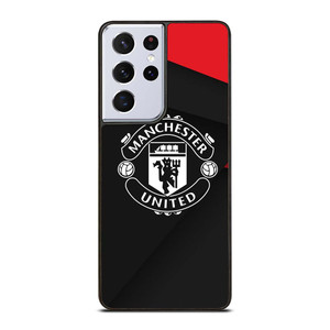 MANCHESTER UNITED LOGO BLACK Samsung Galaxy S21 Ultra Case Cover