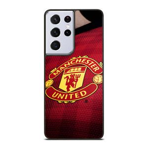 MANCHESTER UNITED LOGO JERSEY Samsung Galaxy S21 Ultra Case Cover