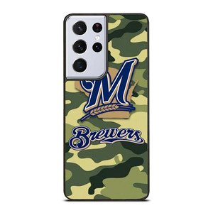 MILWAUKEE BREWERS CAMO LOGO Samsung Galaxy S21 Ultra Case Cover