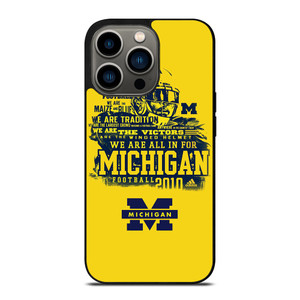 MICHIGAN WOLVERINES QUOTE NFL iPhone 13 Pro Case Cover