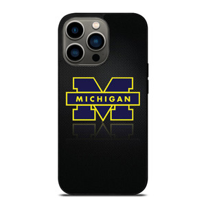 MICHIGAN WOLVERINES METAL LOGO iPhone 13 Pro Case Cover MICHIGAN WOLVERINES METAL LOGO iPhone 13 Pro Case Cover
