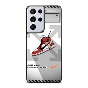 OFF WHITE NIKE AIR JORDAN CHICAGO Samsung Galaxy S21 Ultra Case Cover