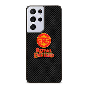 ROYAL ENFIELD MODERN LOGO CARBON Samsung Galaxy S21 Ultra Case Cover