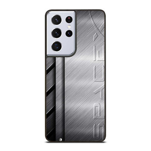 SPACE X LOGO METAL PLATE Samsung Galaxy S21 Ultra Case Cover