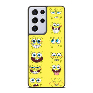 SPONGE BOB MOOD FACE Samsung Galaxy S21 Ultra Case Cover