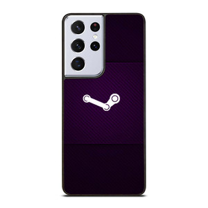 STEAM GAME PURPLE ICON Samsung Galaxy S21 Ultra Case Cover