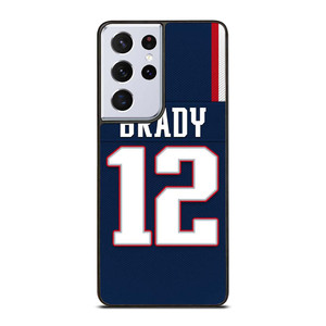 TOM BRADY NEW ENGLAND PATRIOTS 12 JERSEY Samsung Galaxy S21 Ultra Case Cover