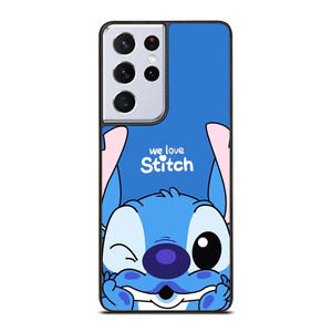 WE LOVE STITCH AND LILO CARTOON Samsung Galaxy S21 Ultra Case Cover