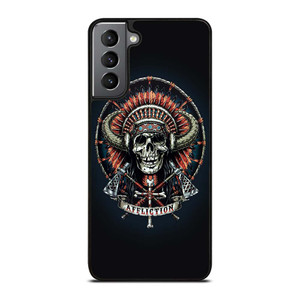 AFFLICTION INDIAN SKULL Samsung Galaxy S21 Plus Case Cover