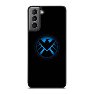 AGENTS OF SHIELD MARVEL LOGO BLUE Samsung Galaxy S21 Plus Case Cover