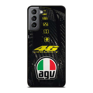 AGV HELMET VR 46 CARBON Samsung Galaxy S21 Plus Case Cover