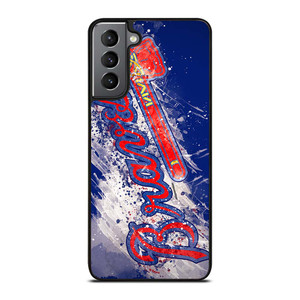 ATLANTA BRAVES ART LOGO Samsung Galaxy S21 Plus Case Cover