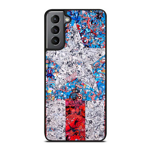 CAPTAIN AMERICA LOGO COLLAGE Samsung Galaxy S21 Plus Case Cover