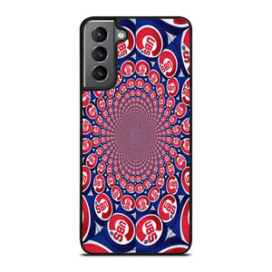 CHICAGO CUBS LOGO COLLAGE Samsung Galaxy S21 Plus Case Cover
