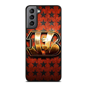 CINCINNATI BENGALS FOOTBALL TEAM LOGO Samsung Galaxy S21 Plus Case Cover