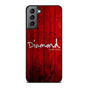 DIAMOND SUPPLY CO WOODEN RED Samsung Galaxy S21 Plus Case Cover