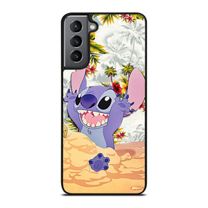 DISNEY LILO & STITCH VINTAGE FLORAL Samsung Galaxy S21 Plus Case Cover