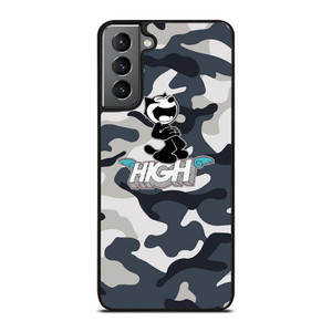 FELIX THE CAT HIGH CAMO Samsung Galaxy S21 Plus Case Cover