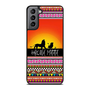 HAKUNA MATATA LION KING SUNSET AZTEC Samsung Galaxy S21 Plus Case Cover