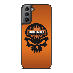 HARLEY DAVIDSON MOTORCYCLES COMPANY LOGO SKULL Samsung Galaxy S21 Plus Case Cover