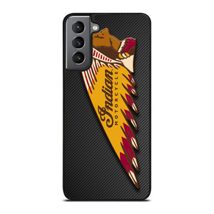 INDIAN MOTOR CYCLE CARBON LOGO Samsung Galaxy S21 Plus Case Cover