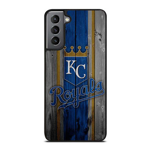 KANSAS CITY ROYALS WOODEN ICON Samsung Galaxy S21 Plus Case Cover