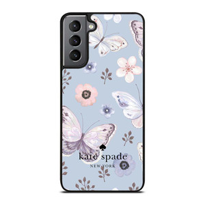 KATE SPADE NEW YORK LOGO BUTTERFLY PATTERN Samsung Galaxy S21 Plus Case Cover