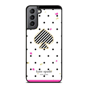 KATE SPADE NEW YORK LOGO POLKADOTS ICON Samsung Galaxy S21 Plus Case Cover