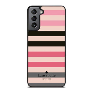 KATE SPADE NEW YORK LOGO STRIPES PATTERN Samsung Galaxy S21 Plus Case Cover