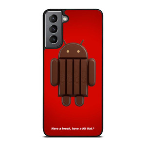 KIT KAT CHOCOLATE ANDROID ICON Samsung Galaxy S21 Plus Case Cover