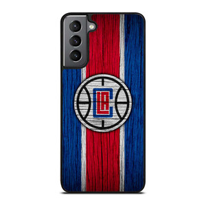 LOS ANGELES CLIPPERS WOOD LOGO Samsung Galaxy S21 Plus Case Cover