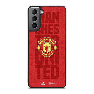 MANCHESTER UNITED FC FOOTBALL LOGO RED DEVILS ICON Samsung Galaxy S21 Plus Case Cover