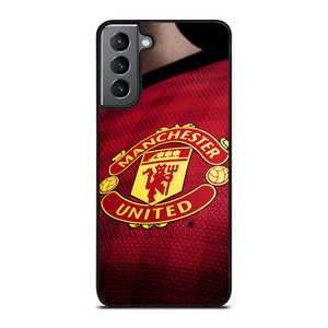 MANCHESTER UNITED LOGO JERSEY Samsung Galaxy S21 Plus Case Cover