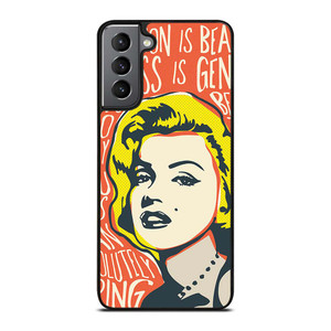 MARILYN MONROE ART QUOTE Samsung Galaxy S21 Plus Case Cover