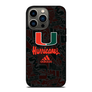 MIAMI HURRICANES UM ADIDAS iPhone 13 Pro Case Cover