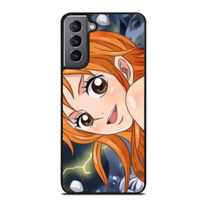 NAMI FACE ONE PIECE ANIME Samsung Galaxy S21 Plus Case Cover