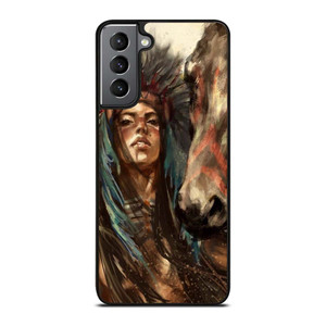 NATIVE AMERICAN PEOPLE ART Samsung Galaxy S21 Plus Case Cover
