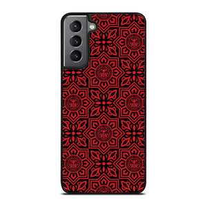 OBEY RED LOGO PATTERN Samsung Galaxy S21 Plus Case Cover